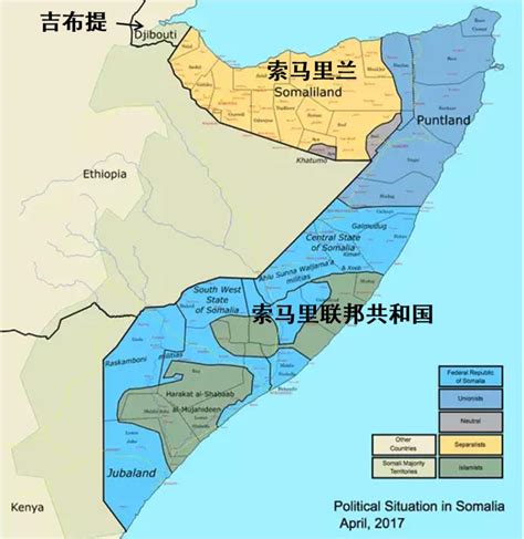 索马里地图_索马里地图中文版