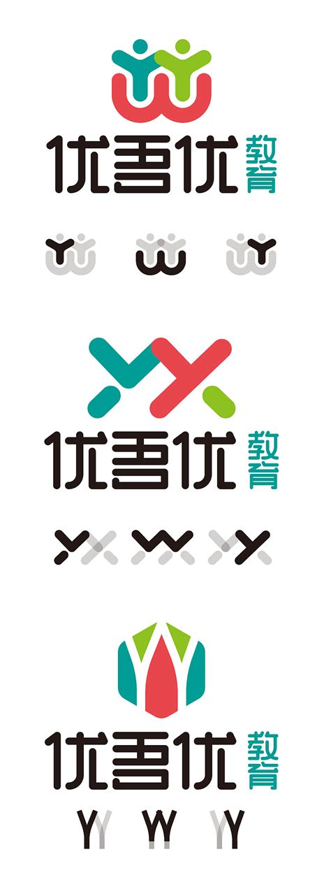 原创丨优吾优教育logo|Graphic Design|Logo|开心胖虎_Original作品-站酷ZCOOL