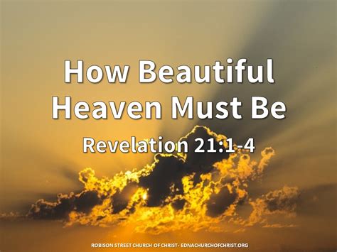 How Beautiful Heaven Must Be – University Church of Christ