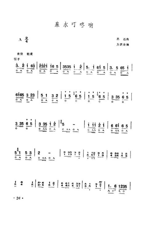 葫芦丝高音123指法(葫芦丝100首流行歌曲简谱)-森煌歌谱乐谱网