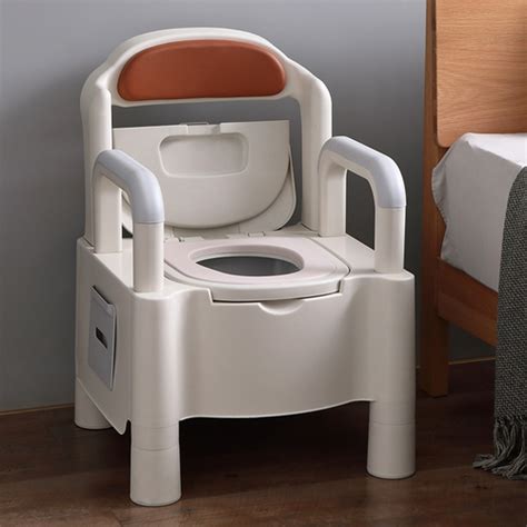 老人马桶坐便器家用可移动便携残疾老年人孕妇病人室内扶手座便椅_慢享网