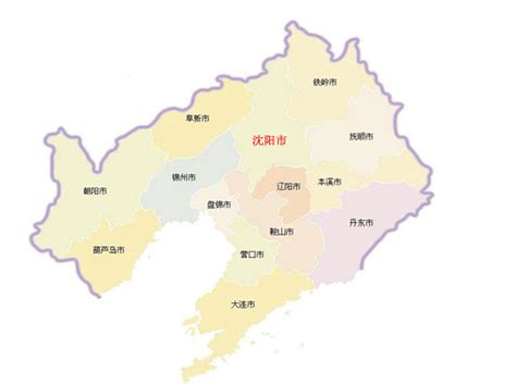 沈阳市各区分布图地图,2019沈阳区域划分地图,沈阳市各区地图_大山谷图库