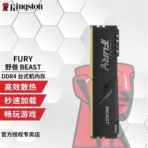金士顿 (Kingston) FURY 64GB(32G×2)套装 DDR5 5600 台式机内存条 Beast野兽系列 骇客神条-京东商城 ...
