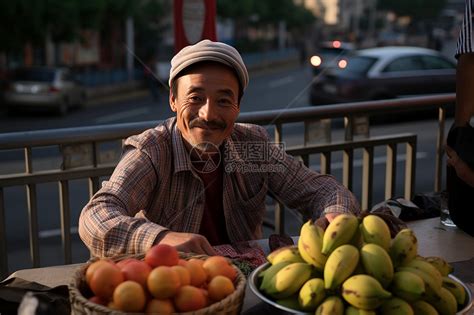 卖水果的摊贩高清图片下载-正版图片600816918-摄图网