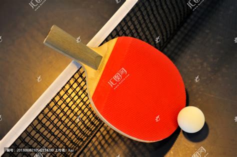 乒乓球拍和乒乓球,球类运动,体育摄影,摄影,汇图网www.huitu.com