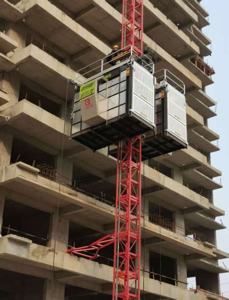 供应建筑提升物料用升降机 建筑工程小高层施工升降机 施工井架-阿里巴巴