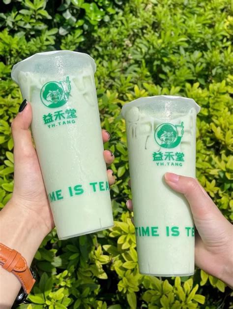 薄荷奶绿图片