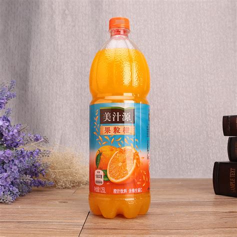 美汁源果粒橙饮料果粒饮料1.25L*12瓶/箱果粒橙饮料果汁饮料-阿里巴巴