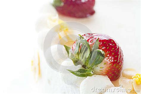 Chocolate Strawberry Lemon Torte Stock Photo - Image of cake, gourmet ...