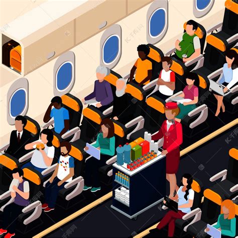 在飞机上，穿着空姐制服的机长或空姐与乘客交谈。视频素材_ID:VCG42N1395287457-VCG.COM