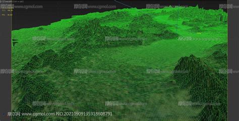 山西三维地图,山西地图山脉地形3D模型_其他场景模型下载-摩尔网CGMOL