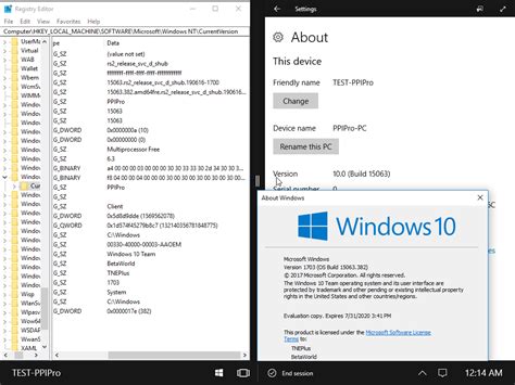 Windows 10 Team:10.0.15063.382.rs2 release svc d shub.190616-1700 ...