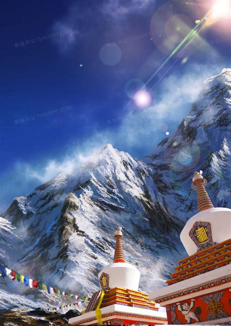 拉萨旅游背景背景图片素材免费下载_熊猫办公