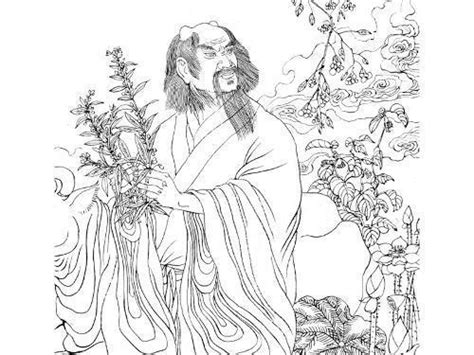 画炎帝简笔画图片