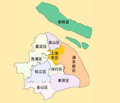 上海的行政区划-