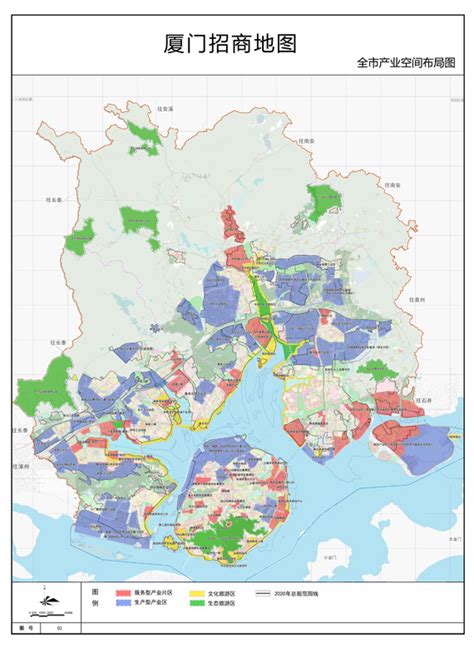 2017年厦门已出让商住地块区域分布地图-厦门蓝房网
