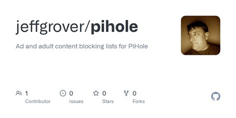 GitHub - jeffgrover/pihole: Ad and adult content blocking lists for PiHole