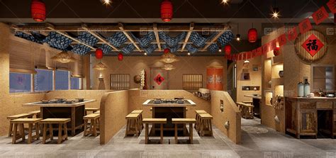 地锅鸡餐厅|空间|室内设计|茹雪15375147123 - 原创作品 - 站酷 (ZCOOL)