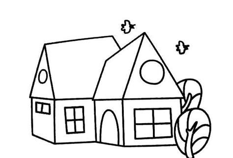 怎么画房子画法简笔画的教程 - 简笔画房子 - 儿童简笔画图片大全