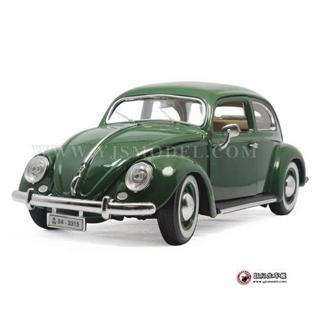 1955年大众甲壳虫 汽车模型 比美高1:18 绿色 12029_1:18_【布拉格汽车模型】_绿色_跃纪生汽车模型大世界