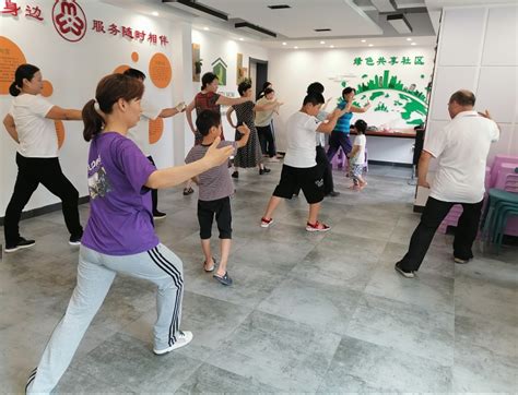 社区开设太极拳课居民掀起健身热潮-大河新闻