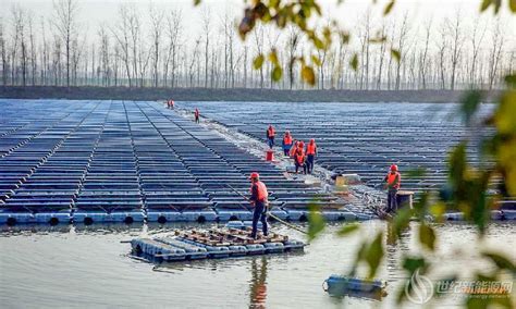 中国能建益阳北港长河渔光互补光伏工程春意盎然_世纪新能源网 Century New Energy Network