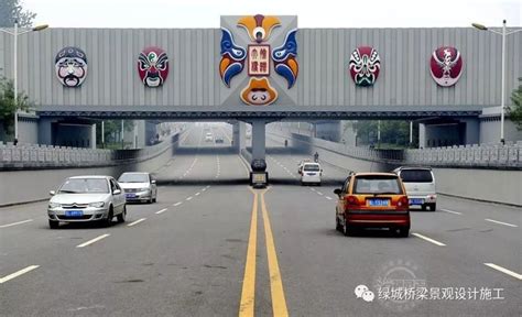 山西临汾一座文化品牌桥：脸谱大桥-路桥设计-筑龙路桥市政论坛