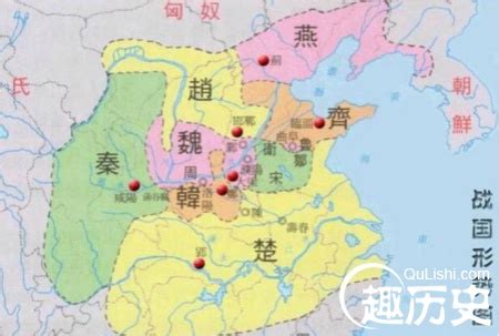 三家分晋地图图片