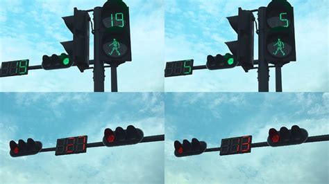 各种红绿灯信号灯的变换交通信号_视频素材下载_编号:1209165_光厂(VJ师网) www.vjshi.com