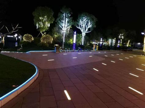 地面装饰灯广场铺装LED埋地灯带-一步电子网