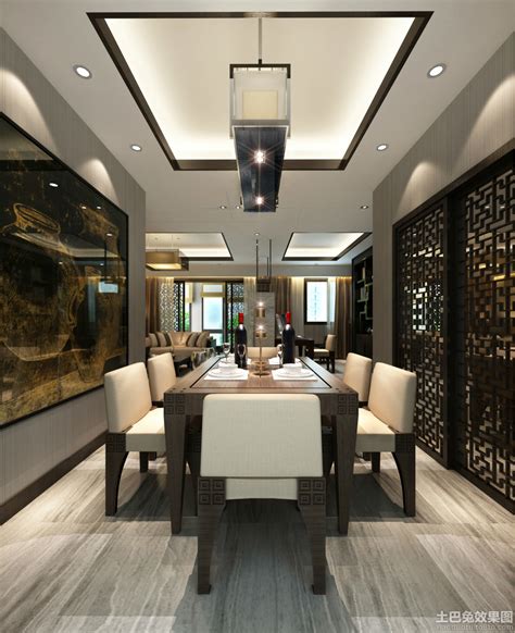 现代简约餐厅效果图-上海装潢网