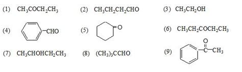 下列化合物与饱和NaHSO3反应活性最大的是______。 A.C6H5COC6H5 B.CH3CH2CH2COCH3 C ...