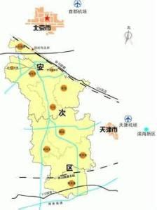 河北廊坊市安次区地图-