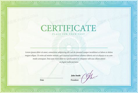 外国证书证明模板设计设计图__学习用品_生活百科_设计图库_昵图网nipic.com