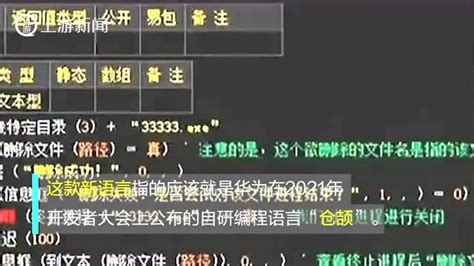 华为自研编程语言来了：“仓颉”试用报名开启_腾讯视频