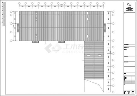 漳州市某大型化工厂单层钢结构厂房全套建筑设计CAD图纸（54x84米）_工业厂房_土木在线