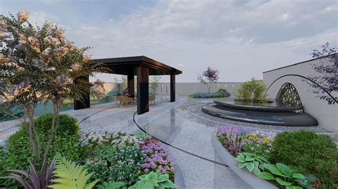 花园设计 庭院设计 花园施工落地|空间|景观设计|东町造园花园设计 - 原创作品 - 站酷 (ZCOOL)