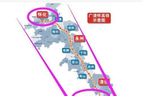 【官方高清】梅河广肇湛350高铁线路图率先曝光 - 崖看梅州 梅州时空