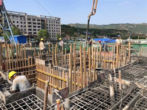 陕煤建设韩城公司土建三项目部大体积混凝土一次性浇筑完成 - 陕西煤业化工建设（集团）有限公司