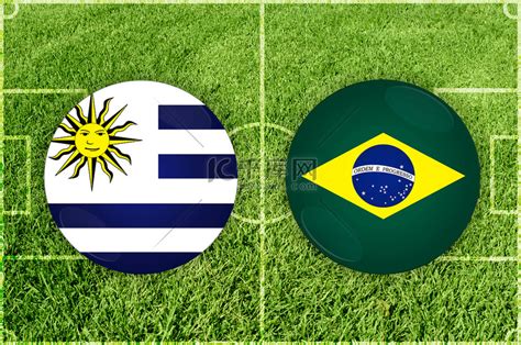 乌拉圭 vs 巴西足球比赛高清摄影大图-千库网