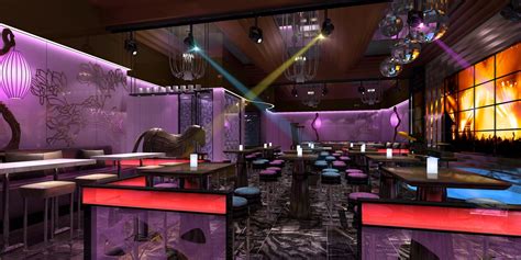 杭州酒吧设计装修效果图-酒吧效果图-品彦室内设计公司