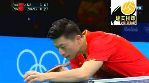里约奥运乒乓球男单决赛，马龙4：0张继科