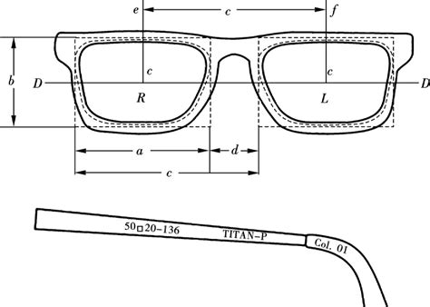 眼镜架规格尺寸的测量及意义_挂云帆