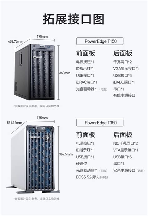 江苏戴尔T150单路塔式存储服务器主机报价6200元-戴尔易安信 PowerEdge T150塔式服务器(Xeon E-2314/8GB ...