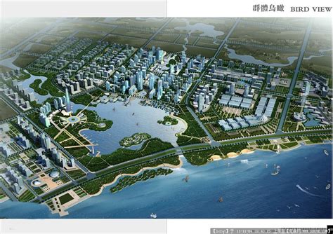 某城市滨湖新区概念规划设计方案[原创]