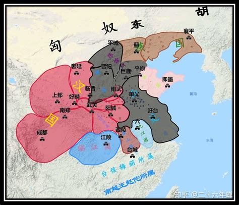 楚汉地图图片
