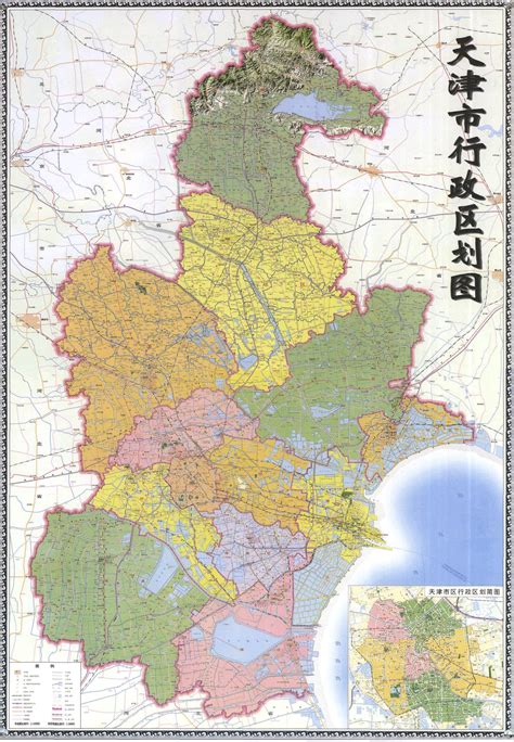 天津市区地图-求天津市区地图 急用 _感人网