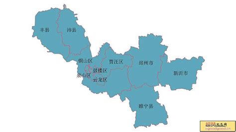 徐州区域划分图图片