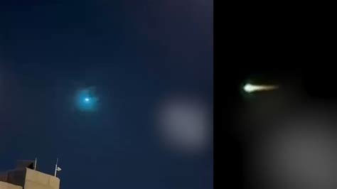 成都上空出现不明飞行物 蓝绿色物体快速掠过 专家：可能是火流星_腾讯视频