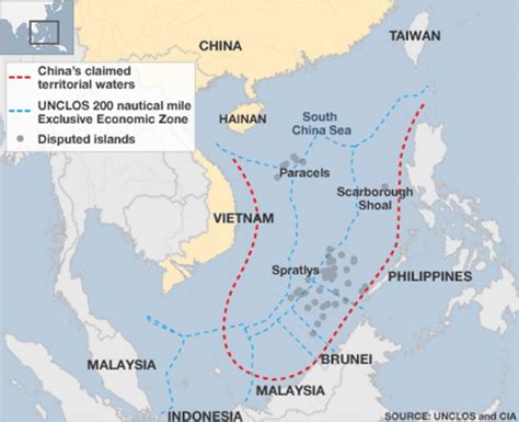 South China Sea On World Map